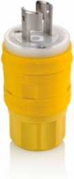 Wetguard Watertight Locking Plug, 20 Amp, 250 Volt, IP69K Rated, NEMA L2-20P