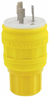 Wetguard Watertight Locking Plug 20 Amp, 125 Volt, NEMA L5-20P, IP69K Rating