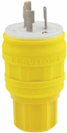 Wetguard Watertight Locking Plug 20 Amp, 125 Volt, NEMA L5-20P, IP69K Rating