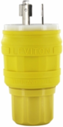 Wetguard Watertight Locking Plug, 20 Amp, 277 Volt, NEMA L7-20P, IP69K