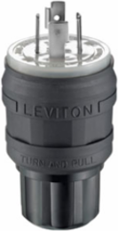 Wetguard Watertight Locking Connector, 20 Amp, 250 Volt, NEMA L15-20P, 3-Phase