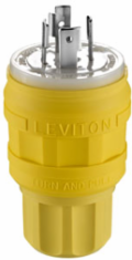 Wetguard 20 Amp 480 Volt Industrial Locking Plug, NEMA L16-20P, IP69K Rated