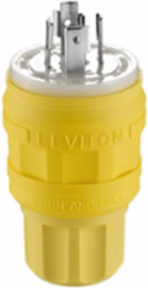 Wetguard Watertight Locking Plug 20 Amp, NEMA L21-20P, IP69K, 3-Phase