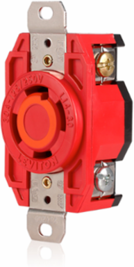 V-0-Max Flush Mtg Locking Receptacle