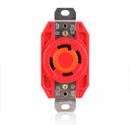 V-0-Max Flush Mtg Locking Receptacle