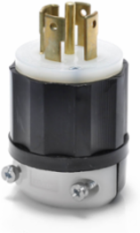 NEMA L23-30P Locking Plug 30 Amp 347/600 Volt 4 Pole 3-Phase