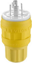 Wetguard Locking Plug, 30 Amp, 600 Volt, NEMA L17-30P, 3-Phase, IP66/IP67
