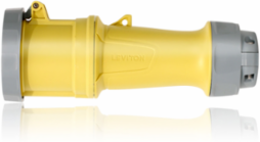 LEV Series 100A IEC Pin & Sleeve Connector, 125V, 3-Phase, IP66/IP67/IP68/IP69K