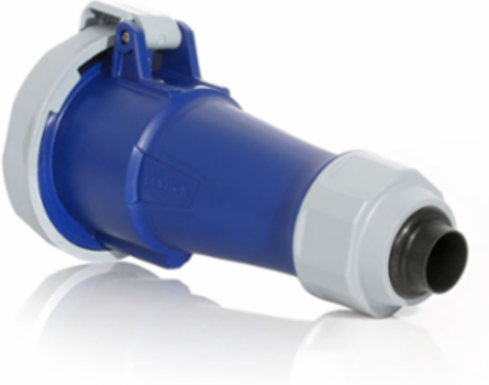 LEV Series IEC Pin & Sleeve Connector with Screwless Clamp Assembly
