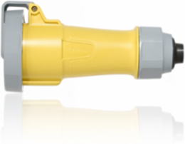 LEV Series 30 Amp 125 Volt IEC Pin & Sleeve Connector, Screwless Clamp Assembly, IP66/IP67/IP68/IP69K