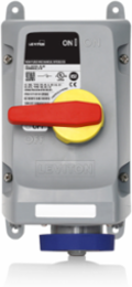 LEV Series 30 Amp 240 Volt Non-Fused Mechanical Interlock, IP68 Blue