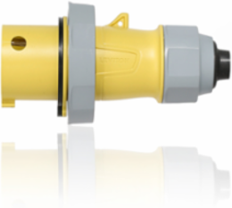 LEV Series 30 Amp 125 Volt IEC Pin & Sleeve Plug, Watertight, Screwless Clamp Assembly
