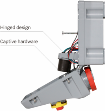 60 Amp IEC Pin & Sleeve Mechanical Interlock, IP66/IP67/IP68/IP69K, 240 Volt