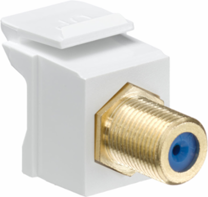 QUICKPORT F-Connector Gold Plated Female-to-Female 75 Ω 3.0 GHz