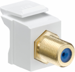 QUICKPORT F-Connector Gold Plated Female-to-Female 75 Ω 3.0 GHz