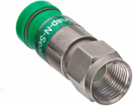Compression F-Connector Pack of 100 for Series 6 Quad Shield Cable