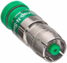 Universal Compression RCA Connector for RG-6 Quad Shield Cable, 1.06 Inch Length