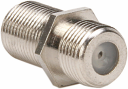 F-Connector Coupler 75 Ohm 0-4GHz Nickel Plated (Bag of 100)