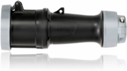 LEV Series 100 Amp 600 Volt Industrial Grade IEC Pin & Sleeve Connector, 3-Phase, IP69K
