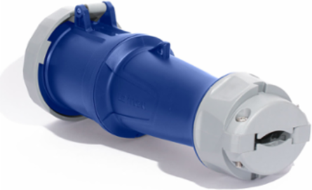 LEV Series 100/125 Amp 250 Volt Pin & Sleeve Connector, IP66/IP67/IP68/IP69K