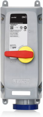 LEV Series 100A 240V 3-Phase IEC Mechanical Interlock, IP66/IP67/IP68/IP69K