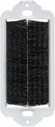 Decora Brush Passthrough Insert, Black for Cable Management