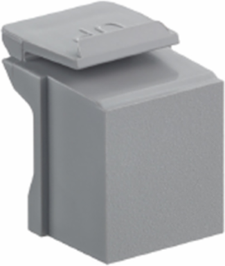 Blank QUICKPORT Insert, Gray (Pack of 10) - RoHS Compliant, USA Made