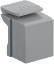 Blank QUICKPORT Insert, Gray (Pack of 10) - RoHS Compliant, USA Made