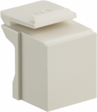 Blank QUICKPORT Insert, Ivory, Pack of 10, RoHS Compliant