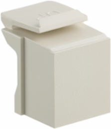 Blank QUICKPORT Insert, Ivory, Pack of 10, RoHS Compliant