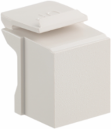 Blank QUICKPORT Insert, Light Almond, Pack of 10, RoHS Compliant