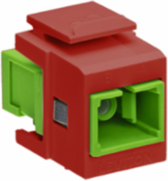QUICKPORT Simplex SC Adapter, SM/APC, Zirconia Ceramic, Female Front/Back