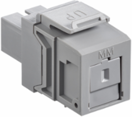 QUICKPORT Multimode Simplex SC Fiber Optic Adapter Module, Phosphor Bronze