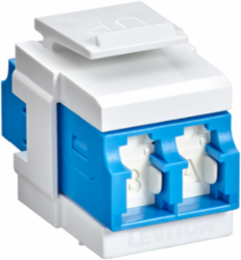 QUICKPORT Duplex LC Shuttered Adapter, SM, Zirconia Ceramic Sleeve