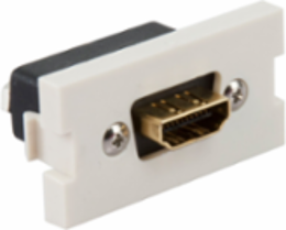 HDMI Feedthrough Module, Light Almond, 1 Unit High, RoHS Compliant