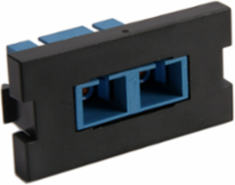 Duplex SC Fiber Adapter MOS Module, Zirconia Ceramic Sleeve, 1 Unit High