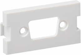 VGA HD15 Empty MOS Module, White for HD15 Connectors