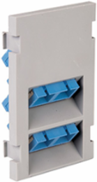 Duplex SC Angled Fiber Adapter MOS Module, Zirconia Ceramic Sleeve, 3 Units High