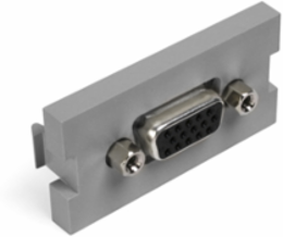 VGA HD15 Video Feedthrough MOS Module, Gray for Video Signal Transmission