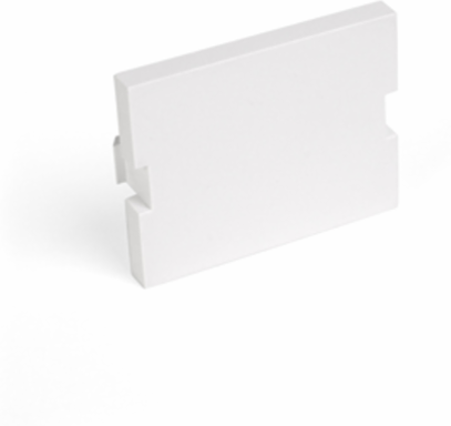 Blank MOS Module 1.5 Units High White RoHS Compliant