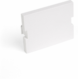 Blank MOS Module 1.5 Units High White RoHS Compliant