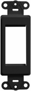 MOS Decora Insert 1 Unit High, Black, RoHS Compliant