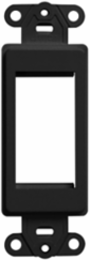 MOS Decora Insert 1 Unit High, Black, RoHS Compliant