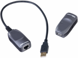 USB 1.1 Extender Transmitter and Receiver, 50 Meter Range