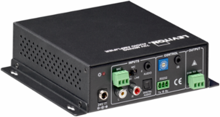 40 Watt 70V Mixing Audio Amplifier with Mic Input & RS232 Control