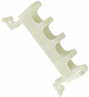 Wall-Mount Horizontal Cord Manager, CAT 5e Rated, RoHS Compliant
