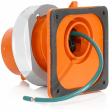 LEV Series IEC Pin & Sleeve Inlet 20A 125/250VAC Watertight IP66/IP67/IP68/IP69K