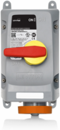 LEV Series IEC Pin & Sleeve Mechanical Interlock 20A 125/250V 3P 4W IP66/IP67/IP68/IP69K Orange