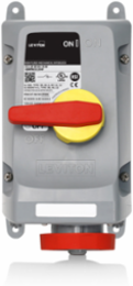 LEV Series 20 Amp 480 Volt 3-Phase Pin & Sleeve Interlock, Watertight IP66/IP67/IP68/IP69K