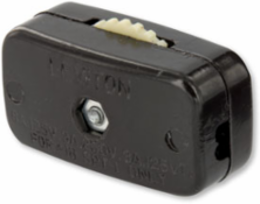 6 Amp 125 Volt Rotary On/Off Switch for SPT-1 Wire, Brown